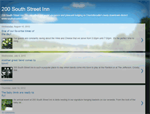 Tablet Screenshot of blog.southstreetinn.com
